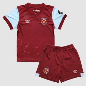 West Ham United Heimtrikot 2023-24 Kurzarm (+ kurze hosen)